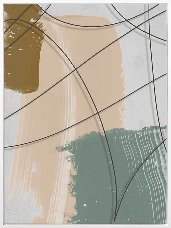 Cafe au Lait Canvas Art Print - Modern Wall Decor for Living Room, Bedroom & Office | Ready to Hang Home Decor