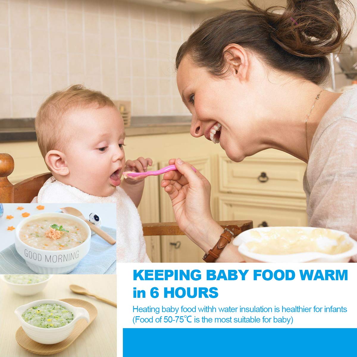 Best Baby Bottle Warmer & Double Bottle Warmer - Fast Heating for Breast Milk & Formula - Perfect for Home, Travel & Daycare Use