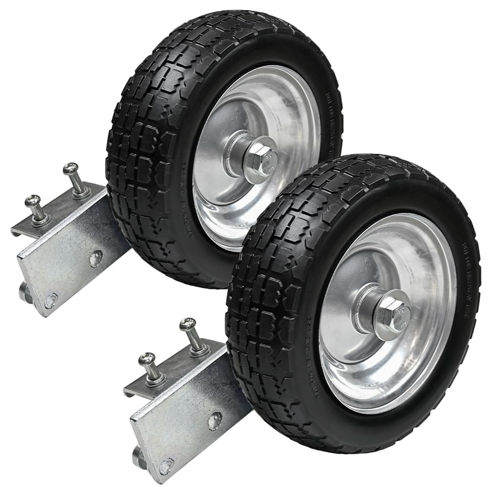 AGORA PU Soccer Goal Wheels - Replacement Wheels for Stadium Pro & Euro Pro Goals - Perfect for Easy Goal Movement on Turf or Grass Fields
