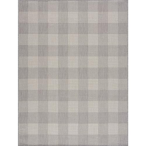Checkered - Grey / White