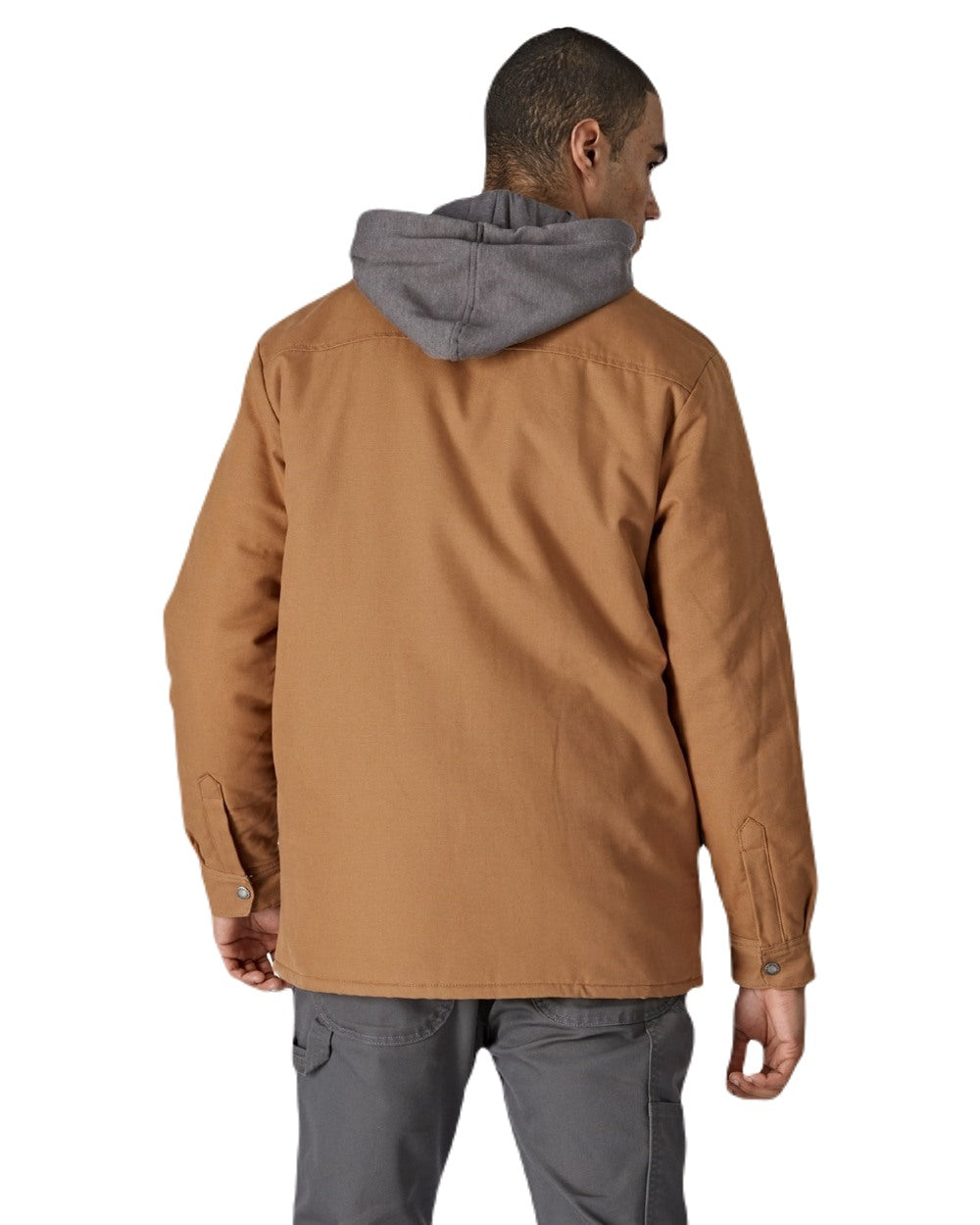 Dickies Men's Duck Shirt Jacket - Durable Workwear for Construction & Outdoor Activities - Perfect for Job Sites, Camping & Casual Wear