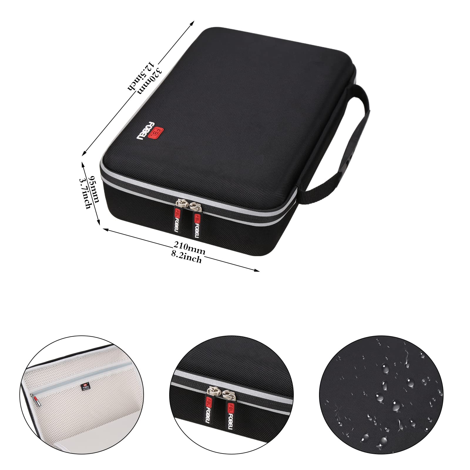 Durable Hard Storage Carrying Case for Brother P-Touch PTD410/PTD600/D610BT Label Makers - Protective Travel Organizer for Office, Home & Craft Organization