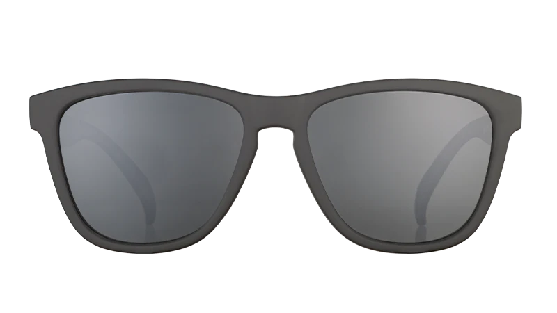 goodr OG Sunglasses - Back 9 Blackout Polarized Sports Shades for Running, Golf & Outdoor Activities | UV Protection & Anti-Slip Nose Pads