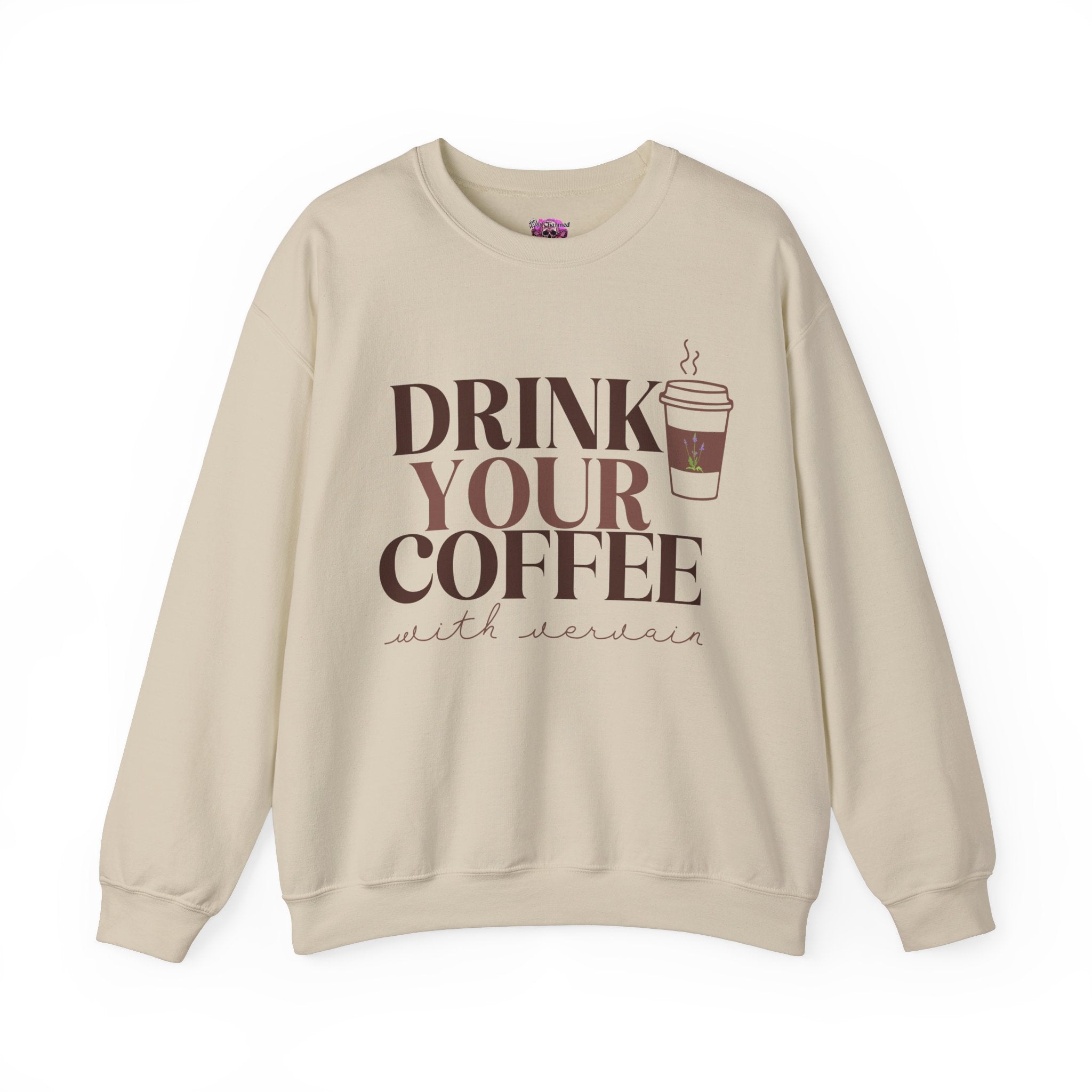 Vervain Crewneck Sweatshirt - Stylish & Comfortable Coffee Lover's Pullover for Casual Wear & Coffee Dates