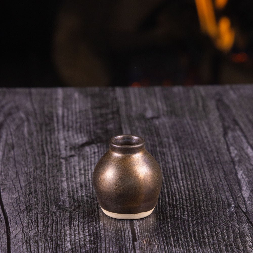 Miniature Stoneware Bud Vase - 600 Tiny Ceramic Pot for Succulents, Flowers & Home Decor | Perfect for Wedding Centerpieces, Tabletop Displays & Gift Ideas