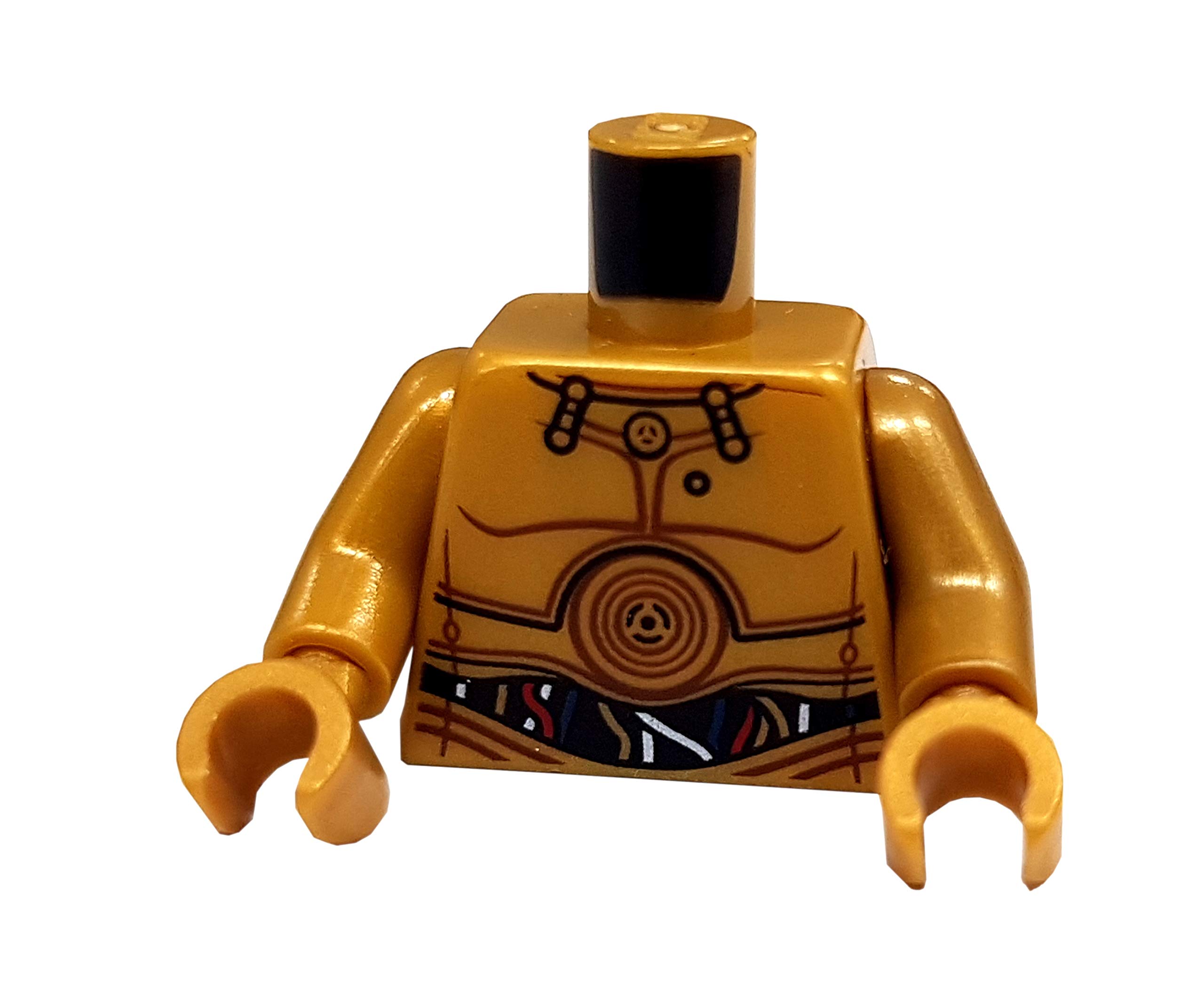 Original Lego Star Wars C-3PO Minifigure from Set 75136 (sw700) - Perfect for Collectors, Displays & Star Wars Themed Play