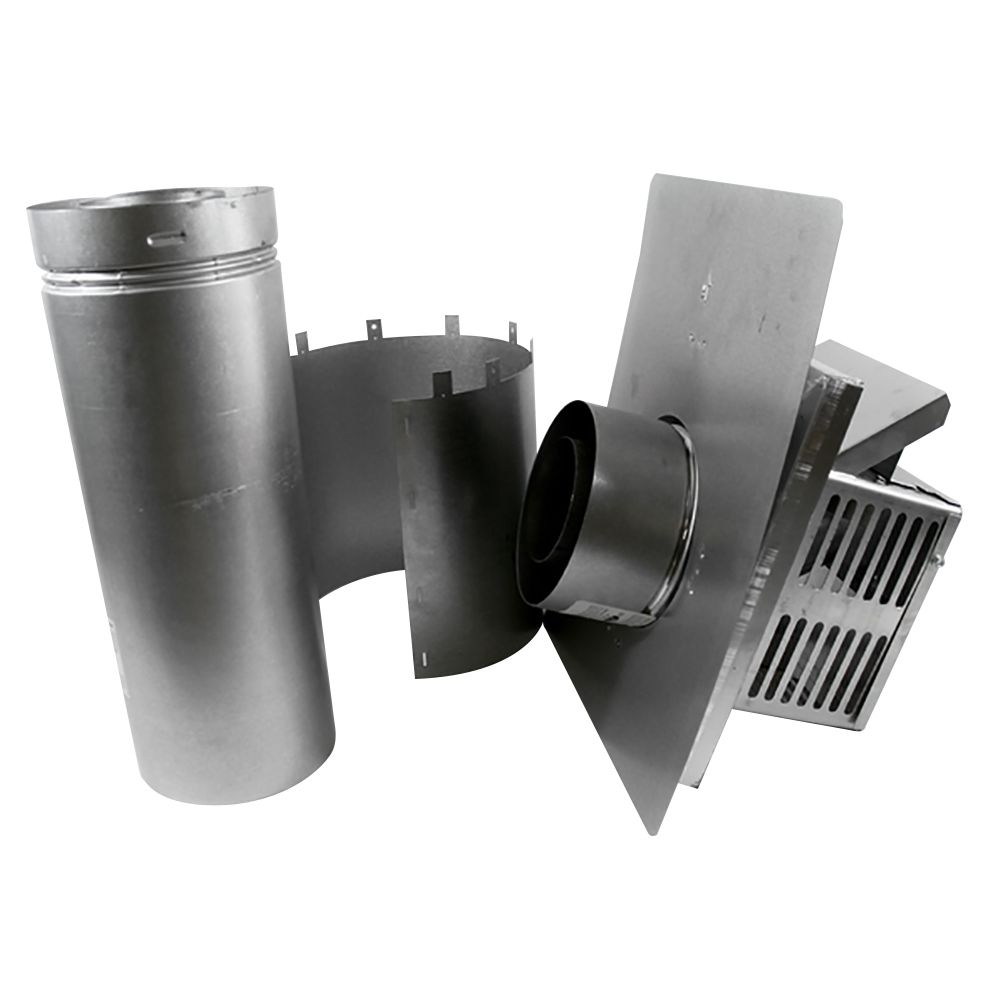20 Inch Small Square Termination with Shield - Superior Secure Vent SV4.5 20SSWSK for HVAC & Roofing Ventilation Systems