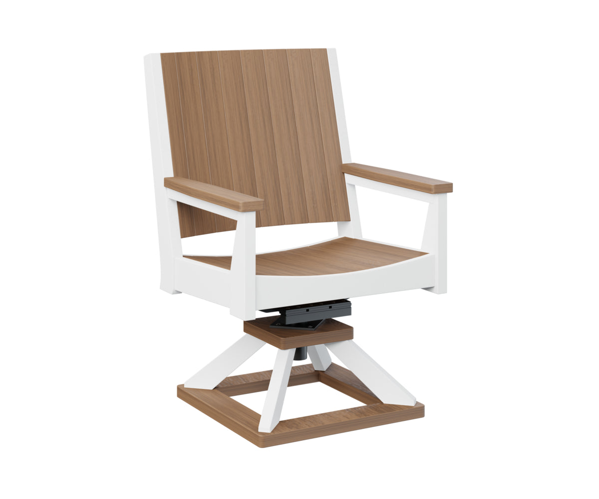 Antique Mahogany on White