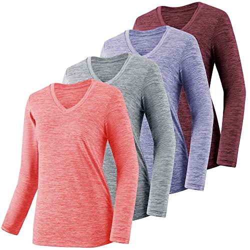 4 Pack Dark Red,light Gray,purple,watermelon Red