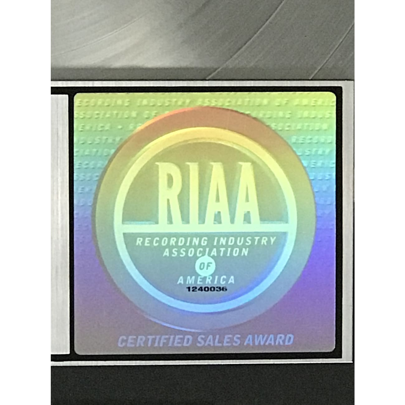 2Pac Loyal To The Game RIAA Platinum Album Award - Rare Collectible Music Memorabilia for Fans & Collectors - Perfect for Display in Music Rooms, Man Caves & Fan Collections