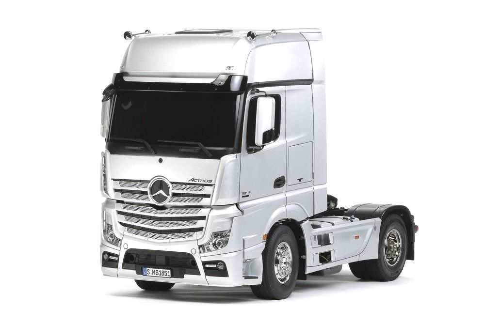 Tamiya 56335 Radio Control Truck Mebenz Actros 1851 - 1/14 Scale RC Model Kit for Adults & Hobbyists - Perfect for Off-Road Racing & Collection Display