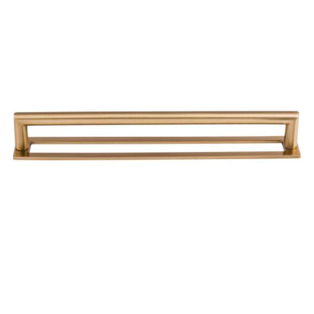 Champage Bronze Cabinet Drawer Pulls and Knobs with Backplate - Vintage Style Hardware for Kitchen Cabinets, Dressers & Furniture Upgrade