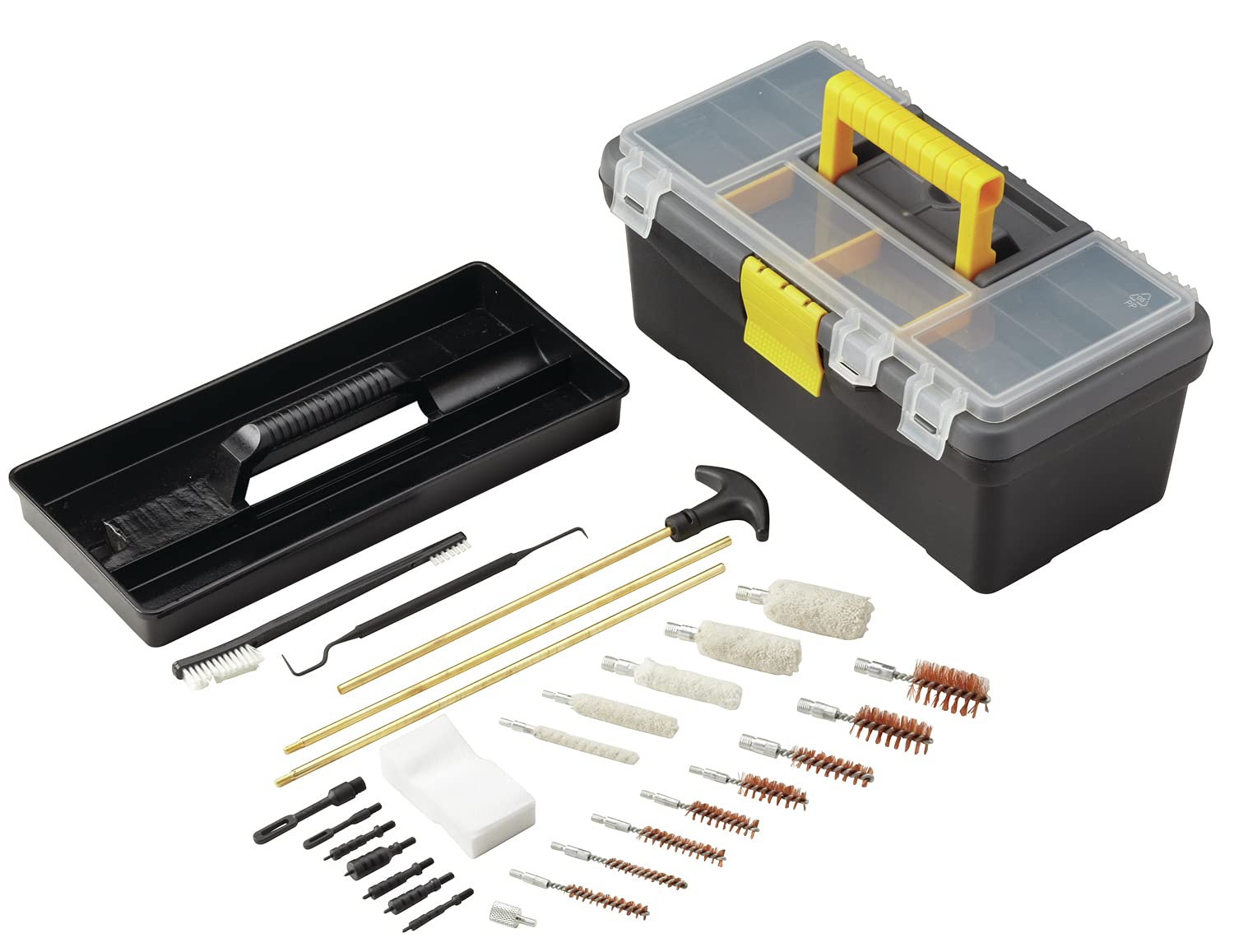 Outers Gun Cleaning Kit - Complete Firearm Maintenance Toolbox for Pistols, Rifles & Shotguns | Perfect for Home, Range & Hunting Use