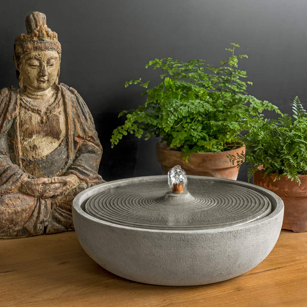 Campania International Ripple Fountain - Outdoor Garden Water Feature for Patio, Yard, and Landscape Decor | Relaxing Water Sounds for Backyard Oasis