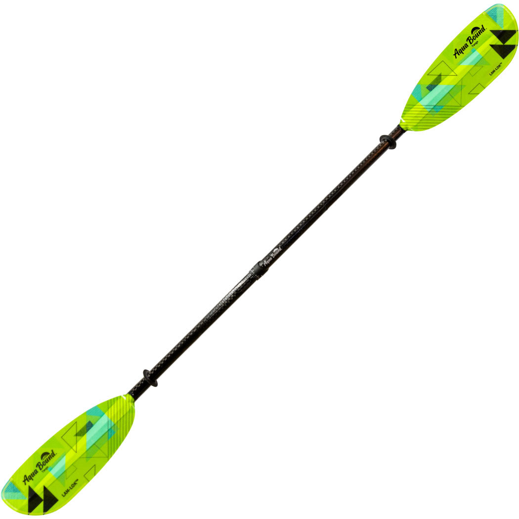 Aqua Bound Tango Fiberglass Straight Shaft 2-Piece Kayak Paddle with Versa Lok System - Lightweight & Durable for Touring, Fishing, and Recreational Kayaking