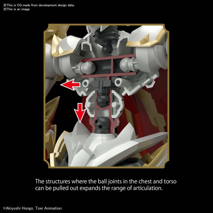 Figure Rise Standard Digimon Tamers Dukemon/Gallantmon (Amplified) Plastic Model Kit - Build & Customize Your Own Anime Action Figure for Collectors & Hobbyists - Perfect for Display, Gifts & Battle Scenes