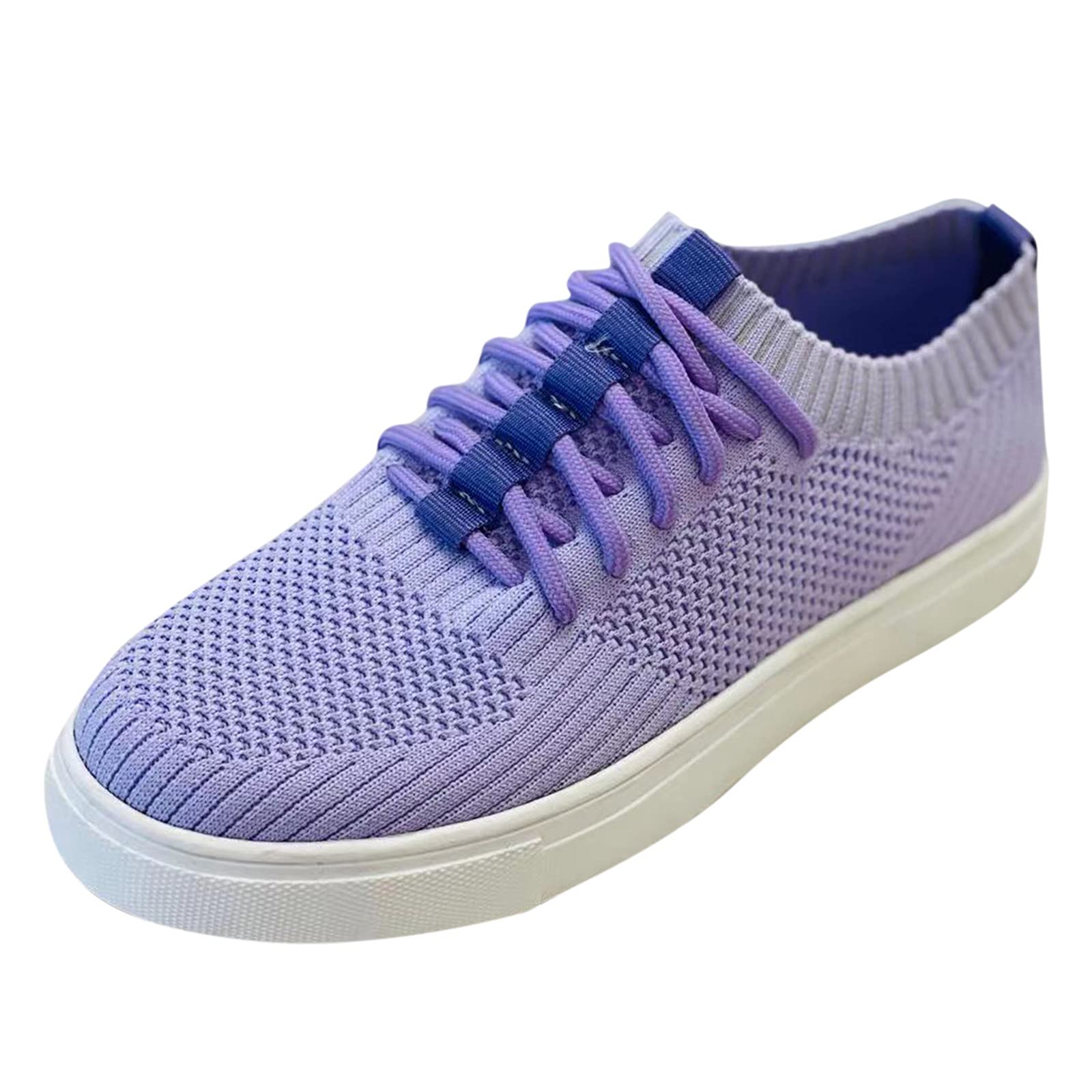 Breathable Knitted Women's Casual Running Sneakers - Lightweight Sports Shoes for Jogging, Gym & Everyday Wear