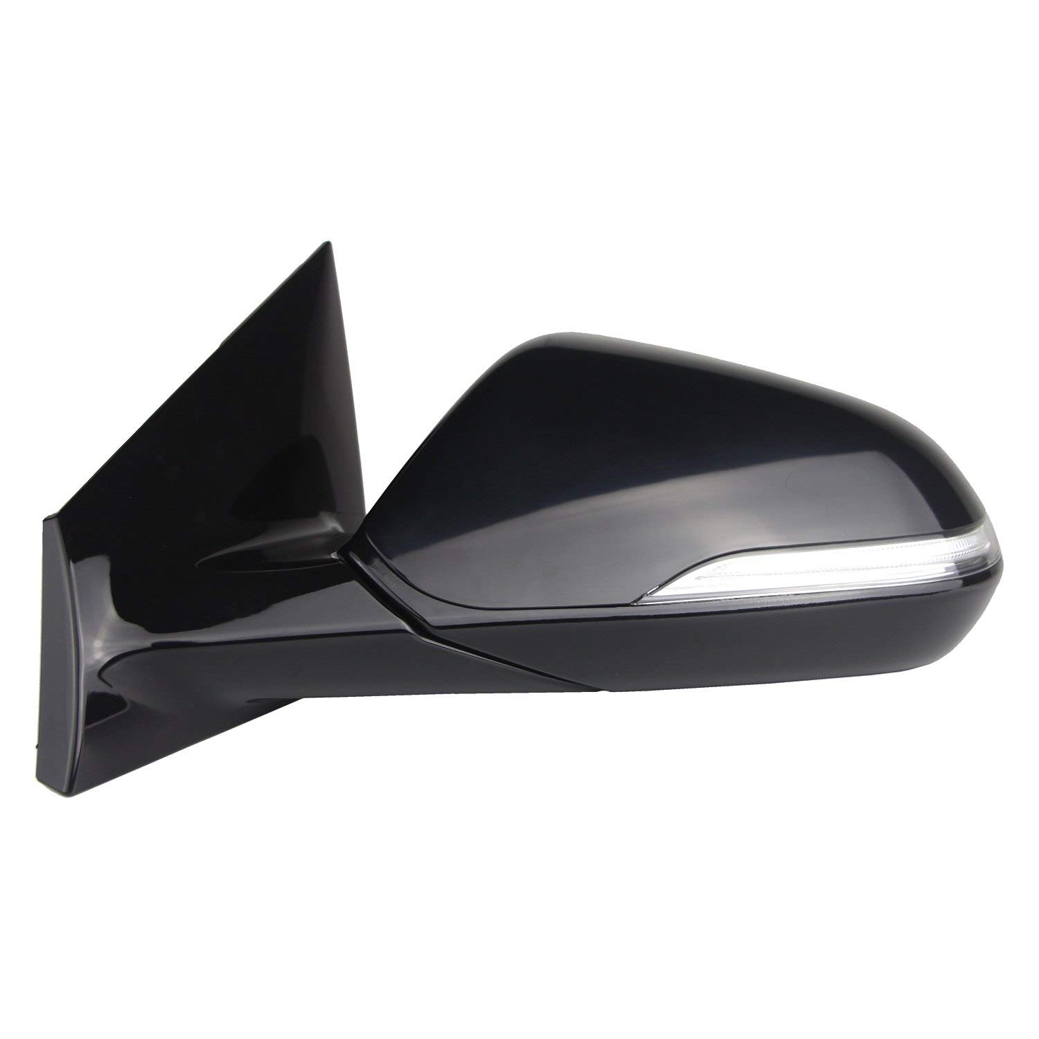 Replace HY1320229 - Driver Side Power Heated View Mirror for Ford F150, Chevy Silverado & Ram 1500 - Perfect for Winter Driving & Night Visibility