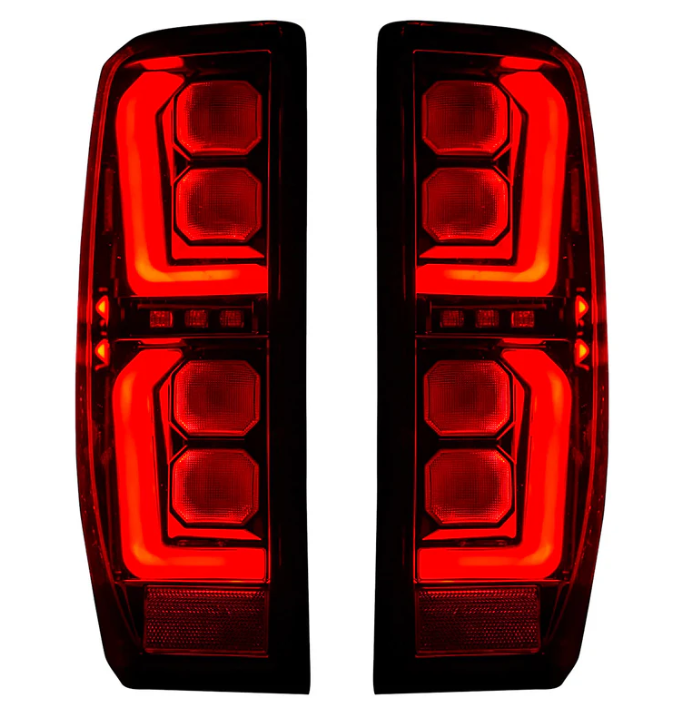 GMC Sierra 1500 2019-2023 LED Tail Lights - Smoked OLED Replacement for OEM Halogen - Upgrade for Better Visibility & Style | Perfect for Night Driving & Custom Truck Builds