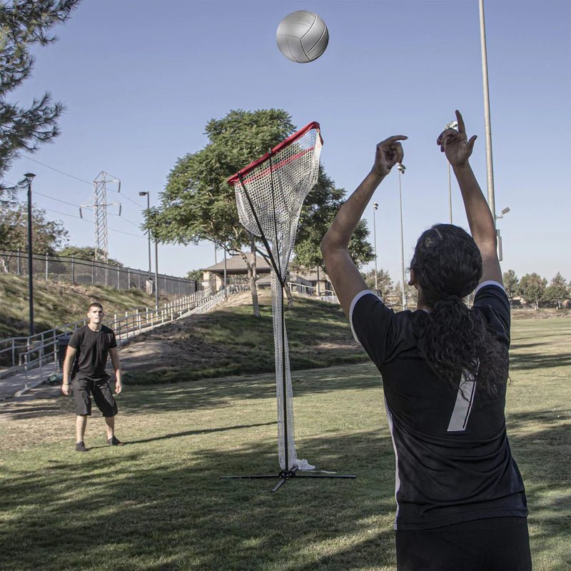 Volleyball Setter Trainer Net - Adjustable Practice Net for Volleyball Training, Perfect for Coaches & Players | Indoor & Outdoor Volleyball Drills, Team Practices, and Solo Training Sessions
