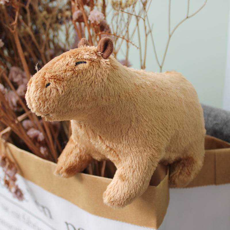 Cute Capybara Plush Toy - Soft Stuffed Animal for Kids & Adults | Perfect for Gifts, Cuddling, and Home Decor