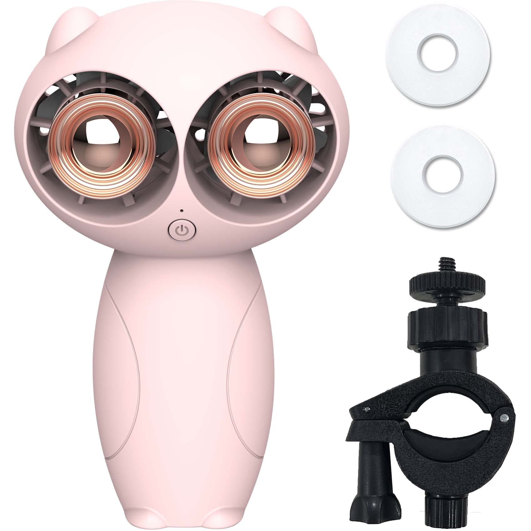Mini Portable Stroller Fan with Aromatherapy - 360° Swivel, USB Rechargeable, 6000mAh Battery, 3 Speed Settings | Perfect for Baby Strollers, Office Desks, Travel & Outdoor Activities