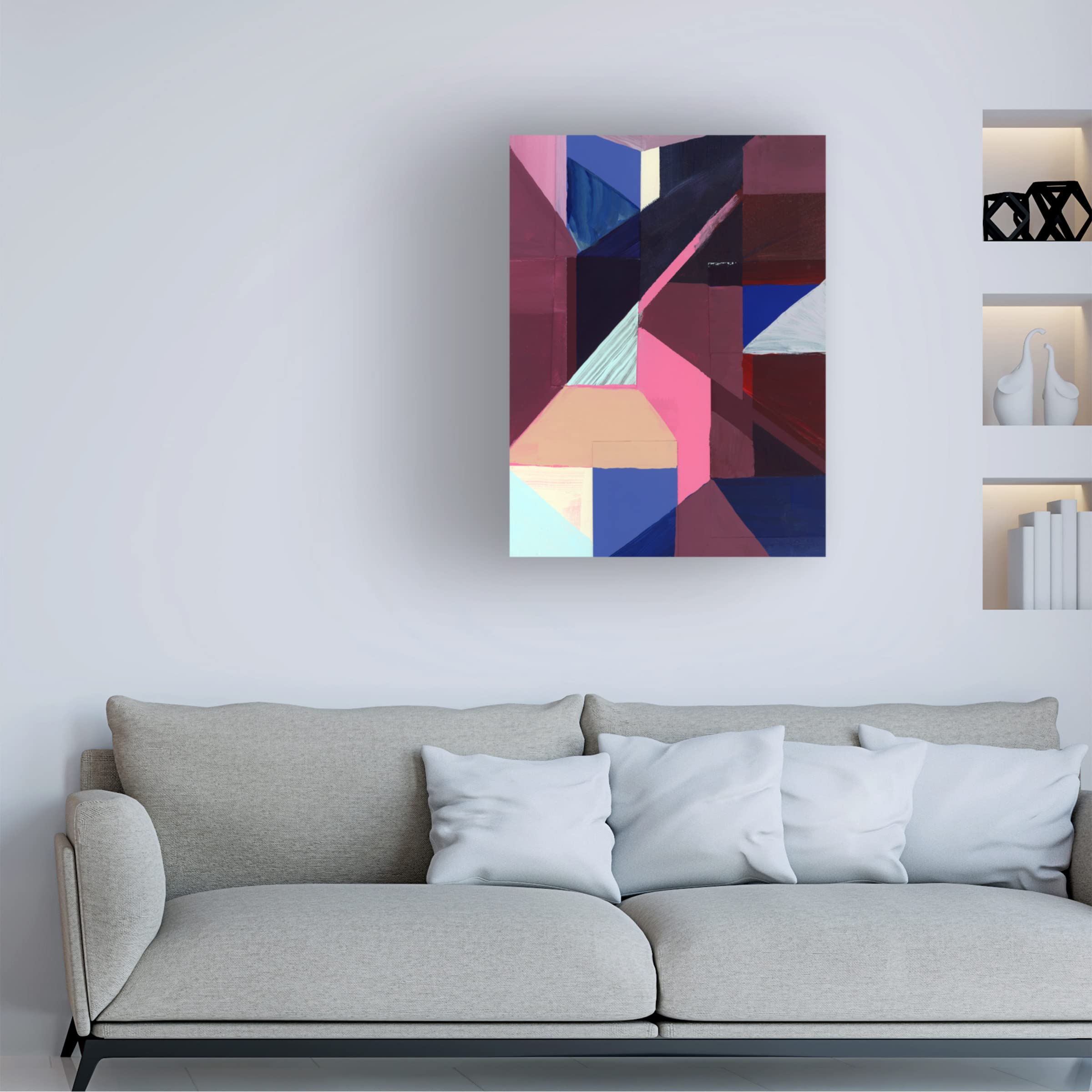 Trademark Fine Art 'Royals II' Canvas Wall Art by Cartissi - Premium Handmade Painting for Living Room, Bedroom & Office Decor