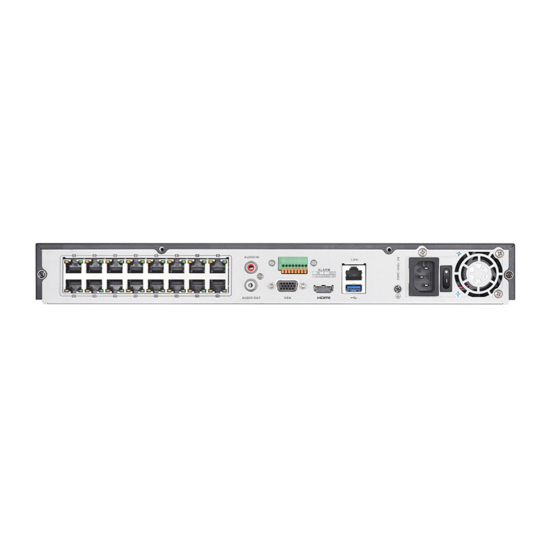 Hikvision DS-7616NXI-I2/16P/S 16 Channel 4K AcuSense Network Video Recorder with 16 PoE Ports - Ideal for Home Security & Business Surveillance Systems