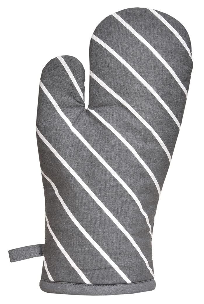 Yellow Weaves™ 100% Cotton Heat Resistant Oven Mitts - Microwave & Kitchen Safe (Pack of 2) - Perfect for Baking, Grilling & Cooking Protection