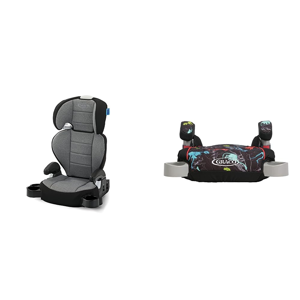 Graco TurboBooster 2.0 Highback Booster Car Seat & Backless Booster Car Seat - Safe & Comfortable for Kids | Perfect for School, Travel & Family Road Trips