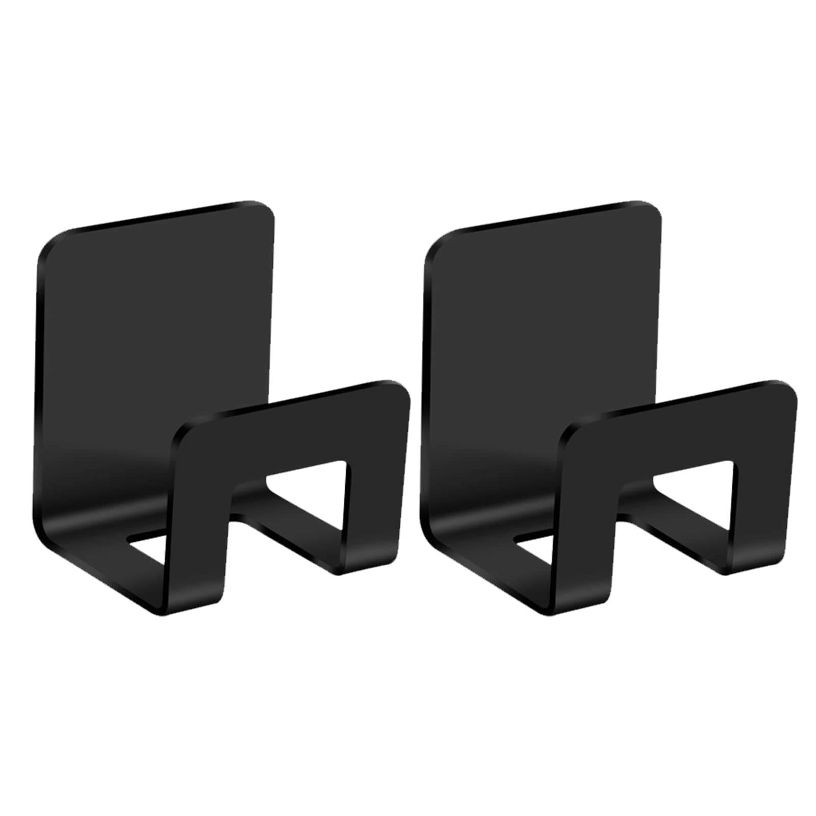 2Pack Stainless Steel Sponge Holder for Kitchen Sink - Black Durable Sponge Organizer for Efficient Kitchen Cleaning and Storage
