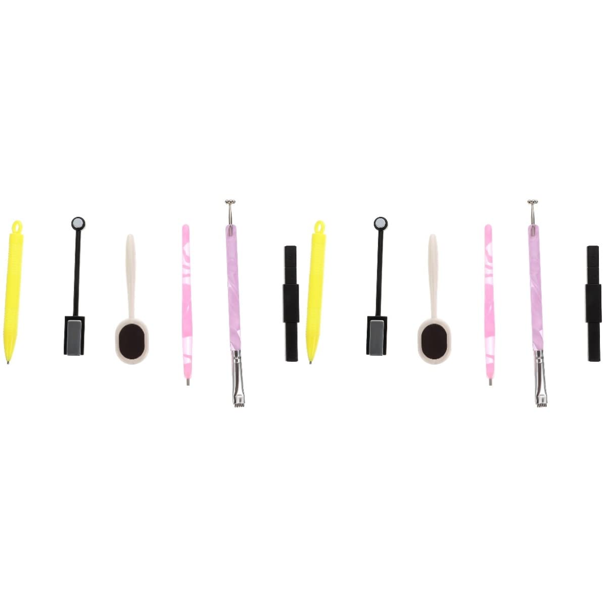 12 Pcs Cat Eye Magnetic Nail Strip - Powerful 3D Cat Eye Effect Magnet Wand for Nail Gel Manicure | Professional Nail Art Tools for Salon & Home Use | Perfect for DIY Nail Designs & Gel Polish Application