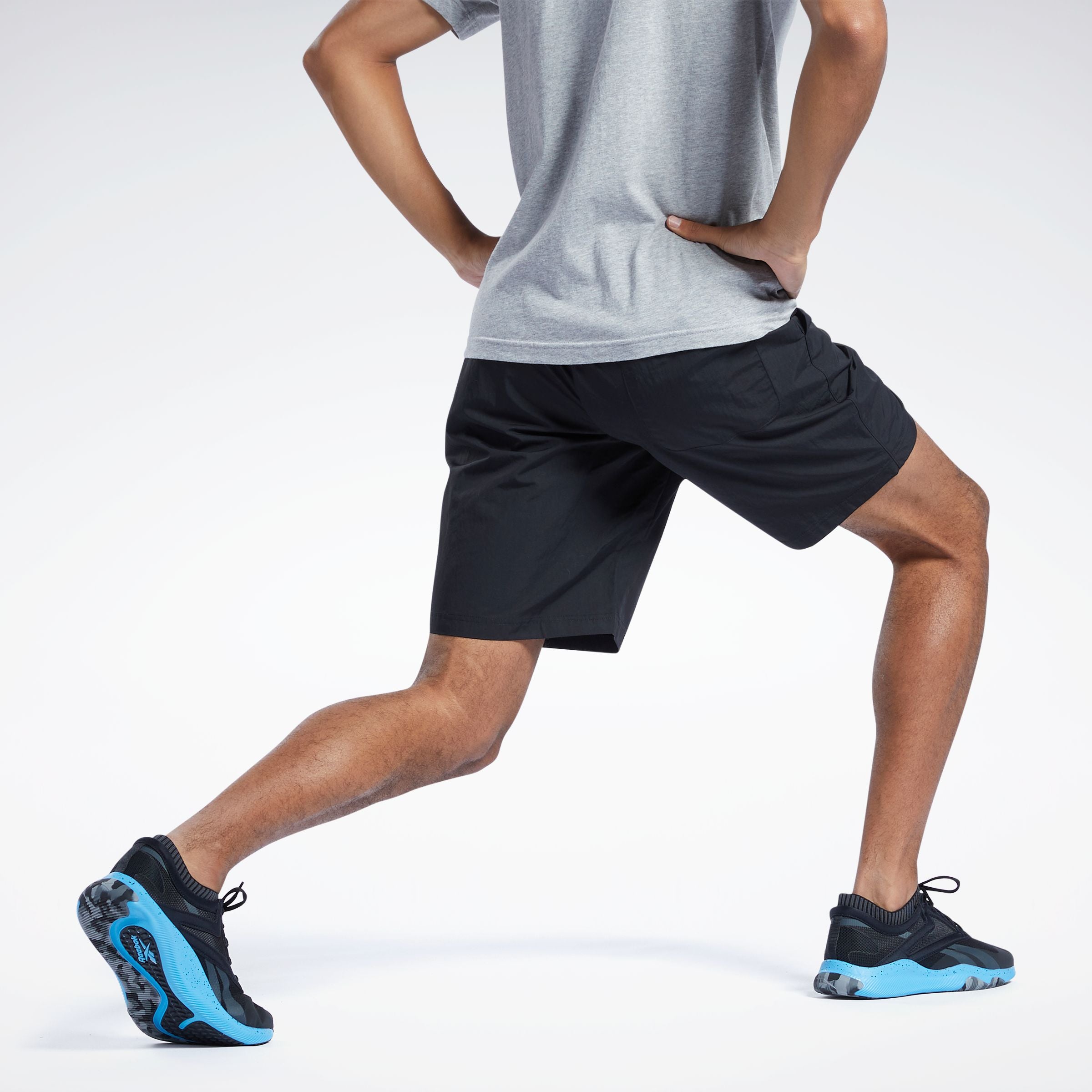 Best Men's Training Utility Shorts - Comfortable & Durable Workout Shorts for Gym, Running & Outdoor Activities | Black
