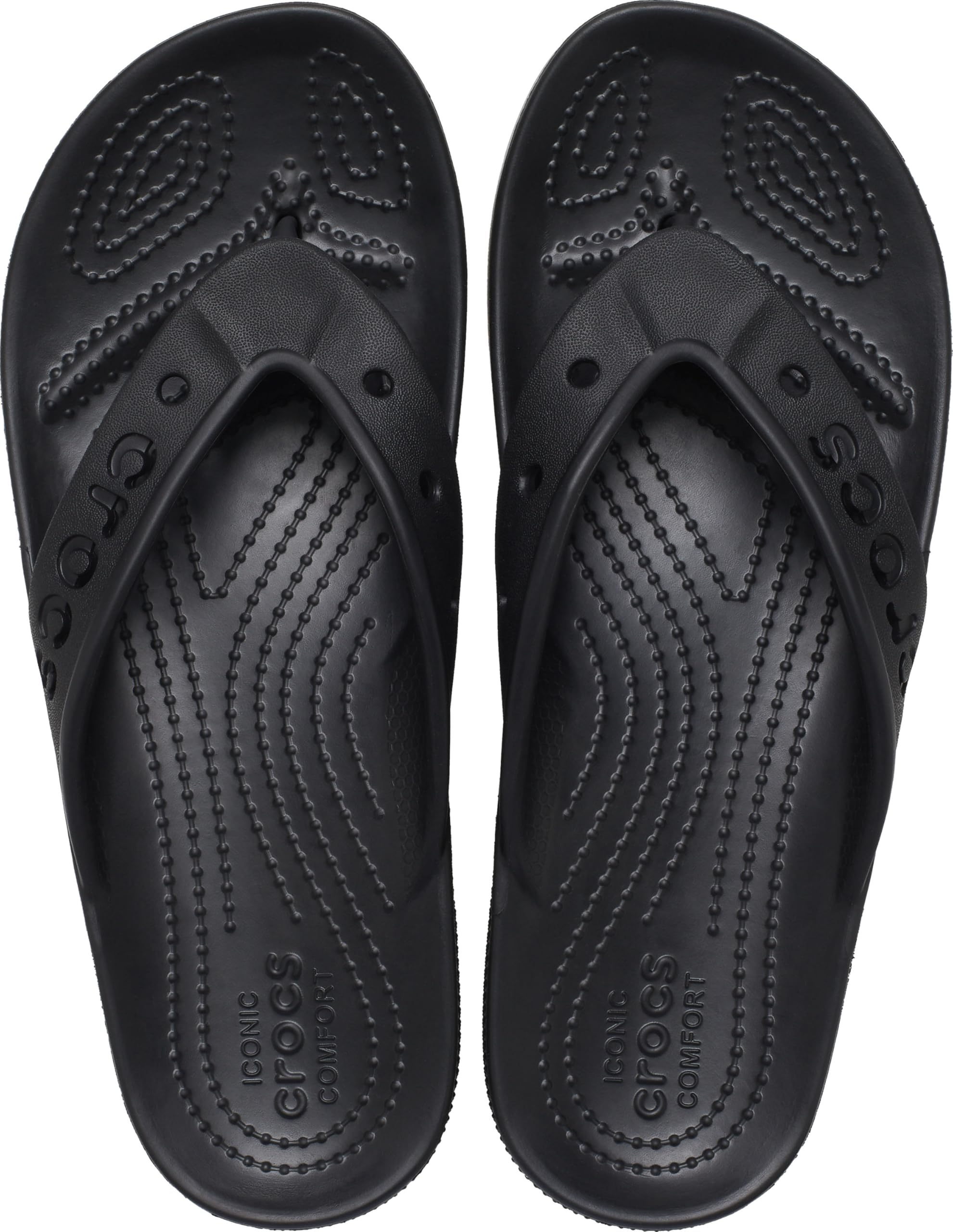 Crocs Unisex-Adult Via Flip Sandals - Comfortable Slip-On Beach & Pool Slides for Men and Women - Perfect for Summer, Vacation, and Casual Wear