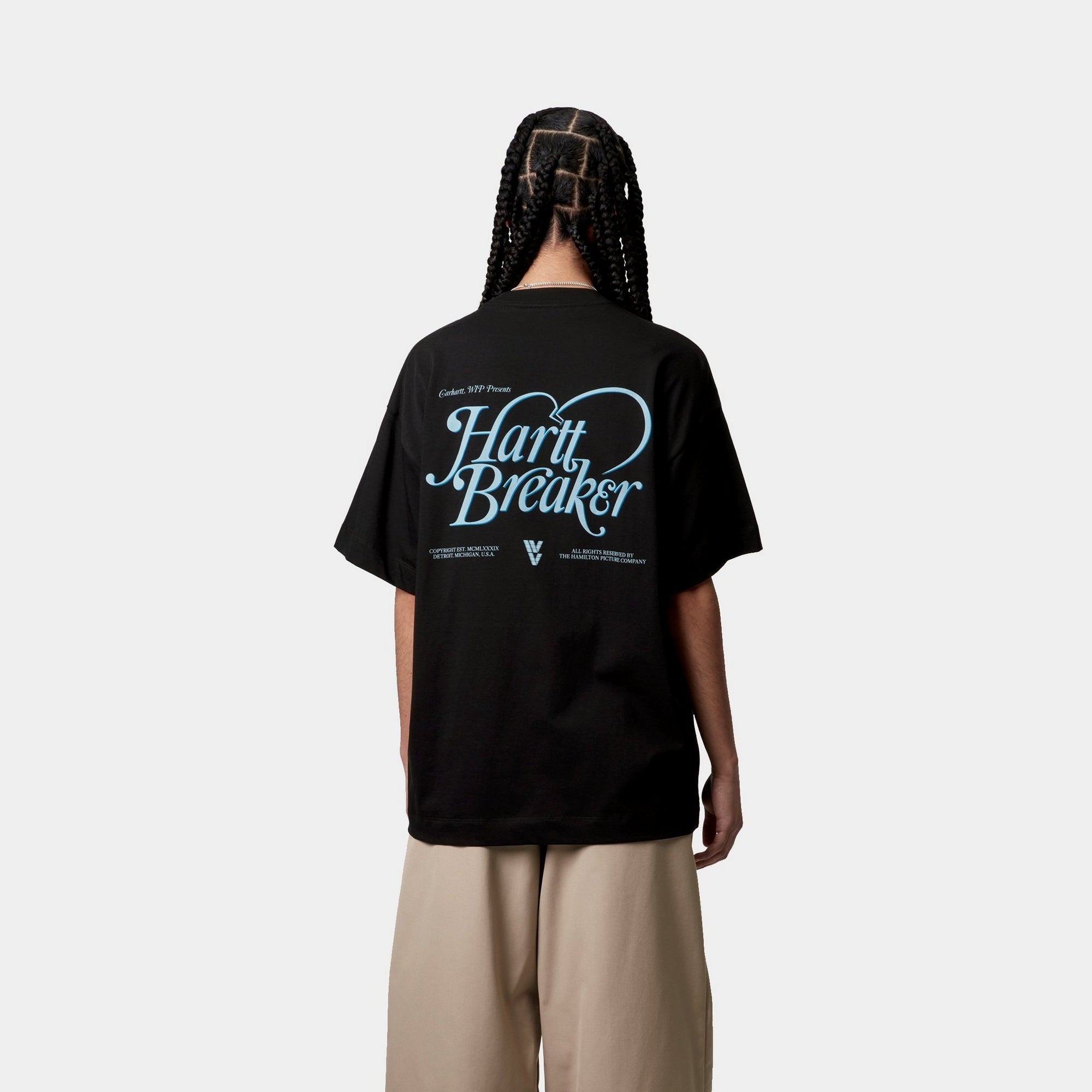Women's Heartbreaker Graphic T-Shirt - Soft Cotton Black Tee for Casual Wear, Street Style & Everyday Outfits