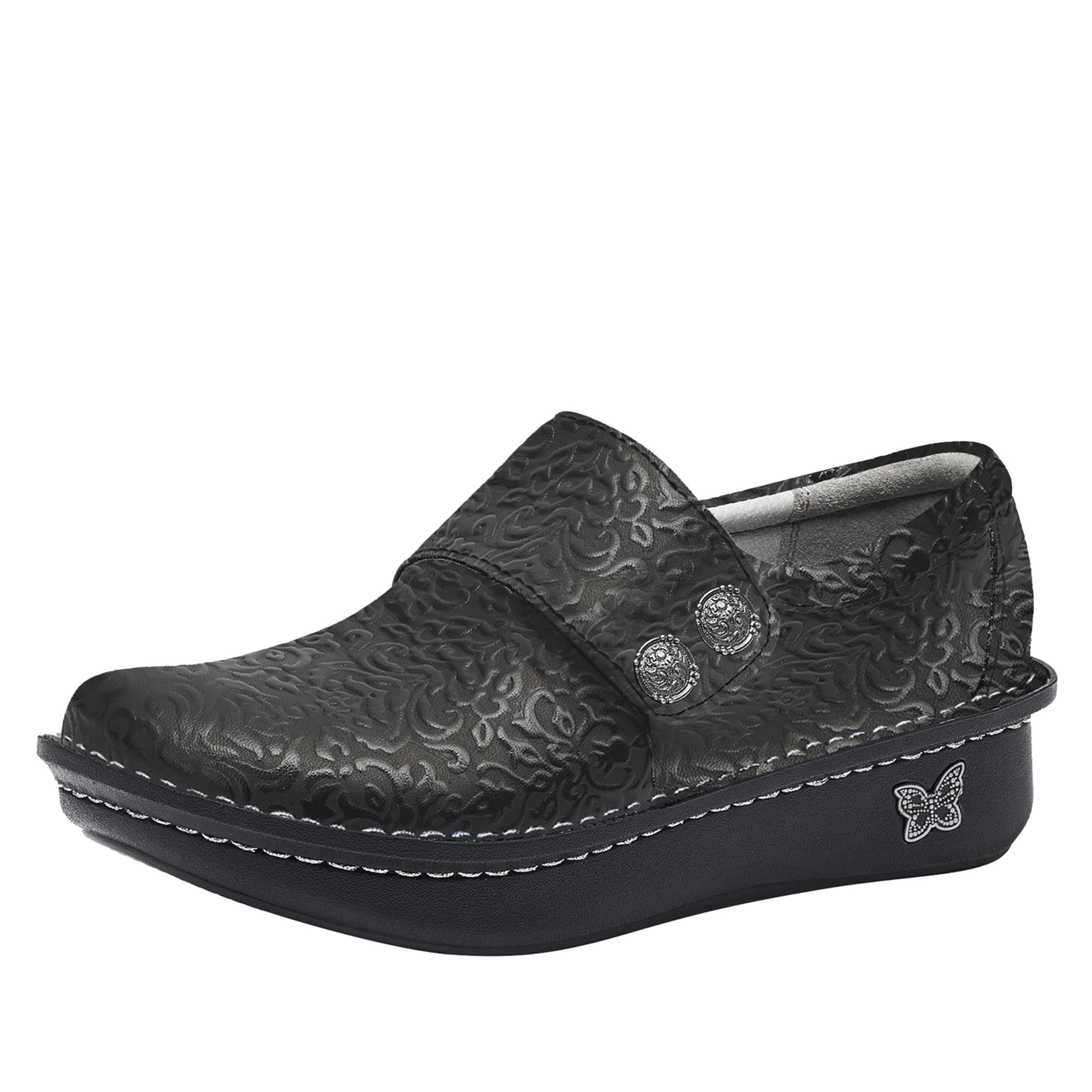 Alegria Women's Deliah Leather Shoes - Comfortable & Stylish Slip-On Loafers for Work, Nursing, and Everyday Wear