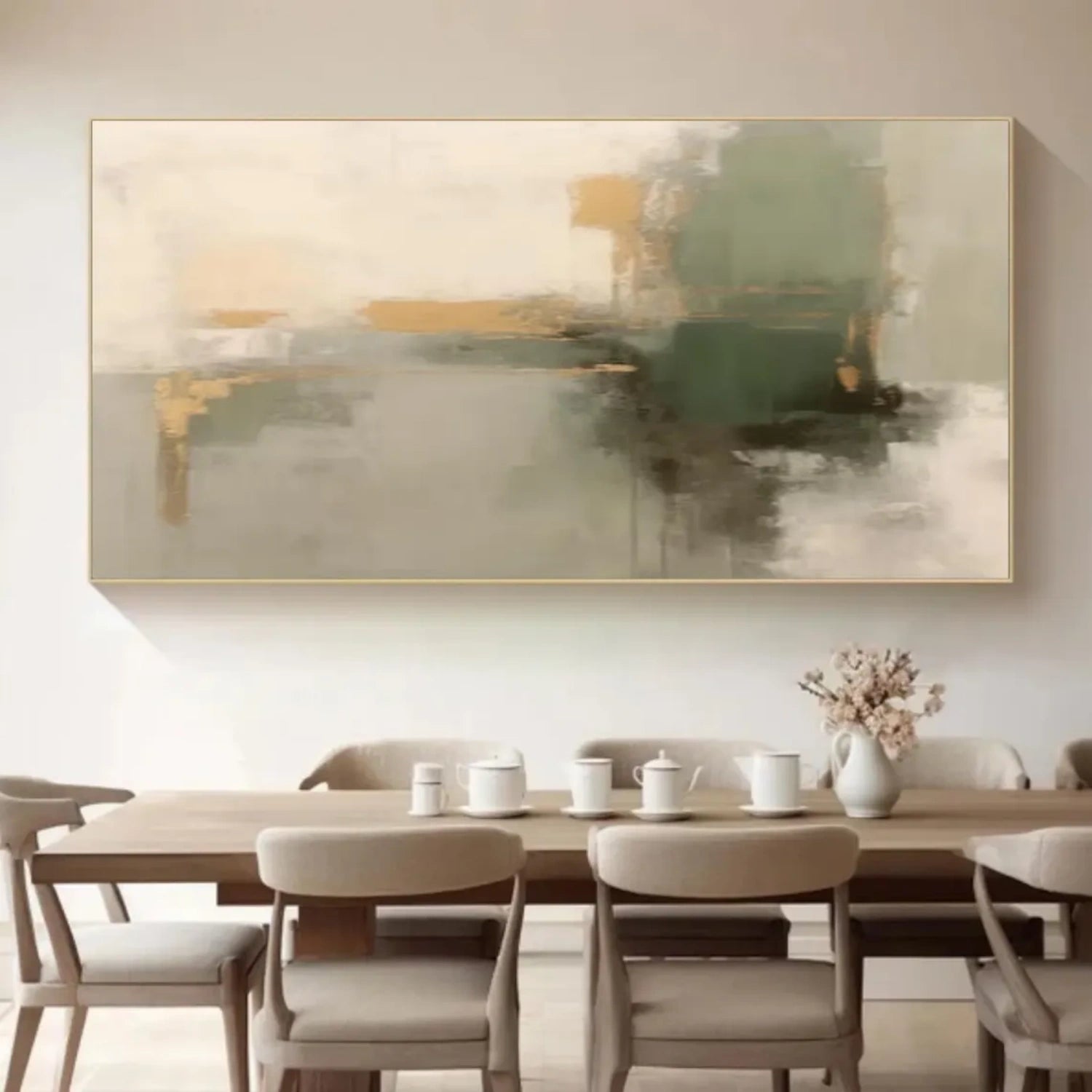 Abstract Painting #AB 346 - Modern Wall Art for Living Room, Bedroom & Office Decor - Handmade Canvas Artwork for Home & Office Interior Design