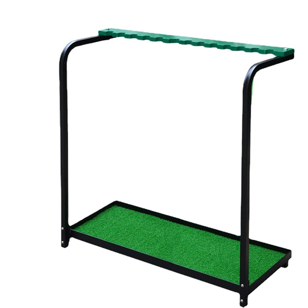 Premium Golf Club Organizer Stand - Heavy Duty Metal Golf Club Display Rack Holds 13 Putters - Perfect for Home, Office, or Pro Shop Storage & Organization