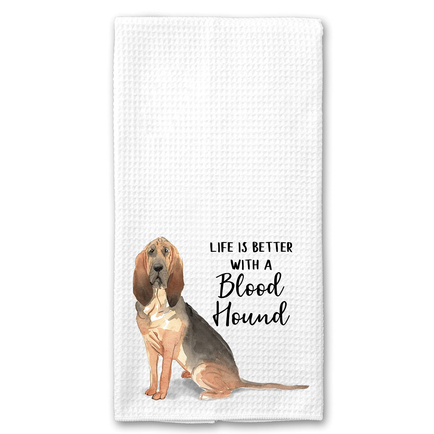Premium Bloodhound-Themed Microfiber Kitchen Towel Set - Absorbent & Quick-Drying Dish Cloths for Dog Lovers - Perfect Gift for Pet Owners, Home Decor & Kitchen Essentials (2-Pack) - Ideal for Cooking, Cleaning & Decorating Dog-Themed Spaces