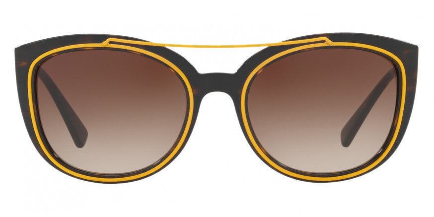Versace VE4336 108 13 Tortoiseshell/Brown Gradient Sunglasses - Polarized UV Protection for Driving, Beach & Outdoor Activities