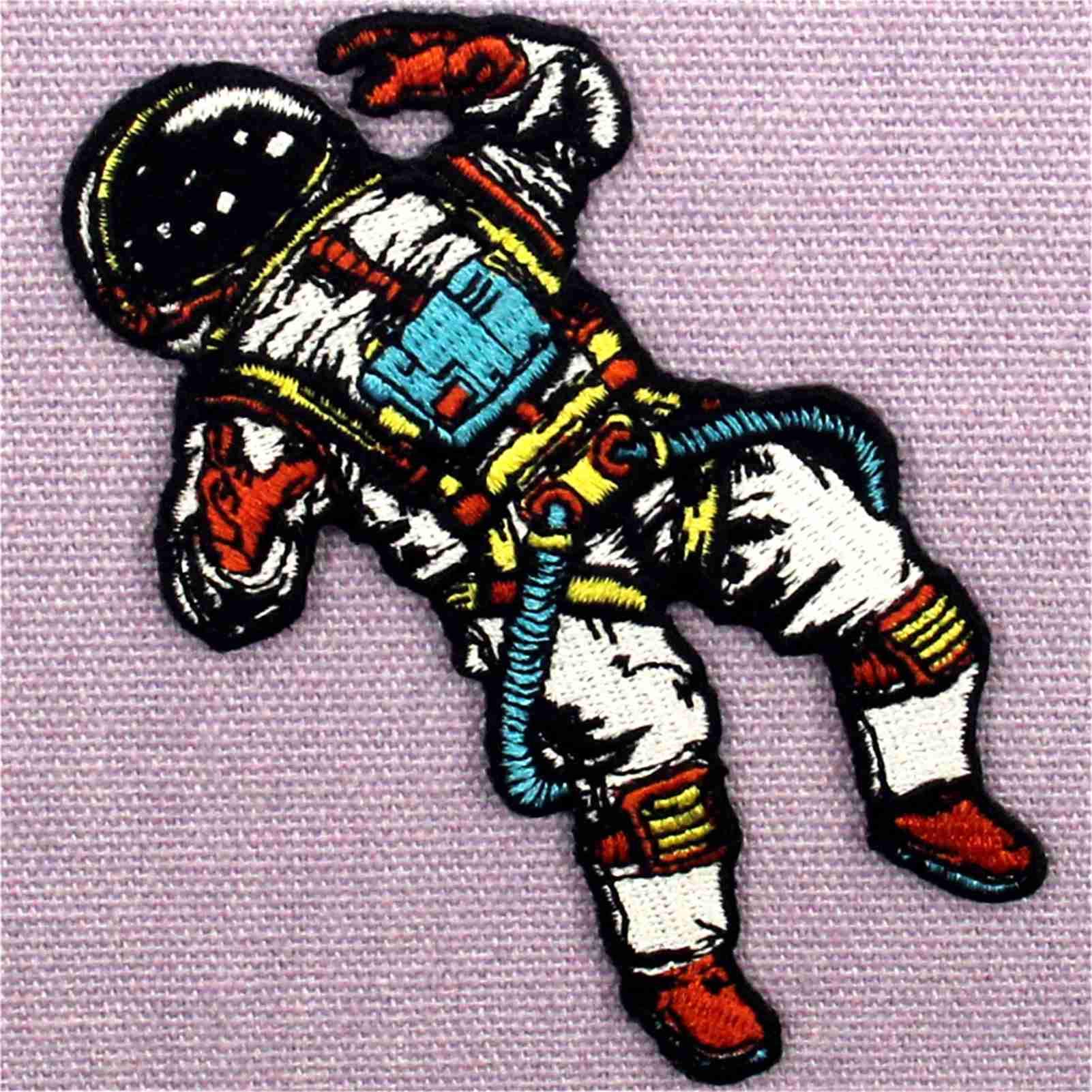 Space Man The Lost Spaceman Patch - Embroidered Iron On & Sew On Applique Emblem for Jackets, Hats & Backpacks - DIY Costume & Cosplay Accessories