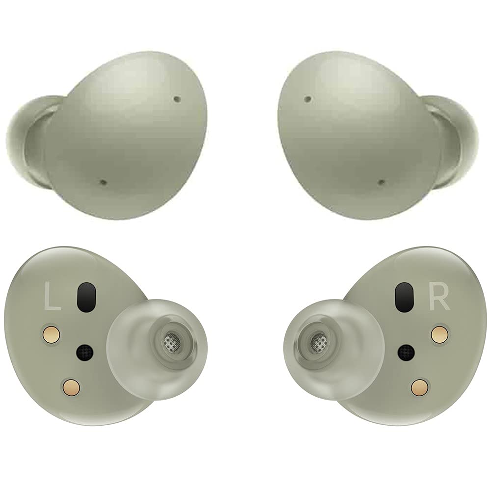 SAMSUNG Galaxy Buds2 Pro True Wireless Bluetooth Earbuds with Active Noise Cancelling, Ambient Sound, Lightweight Comfort Fit & Touch Control - International Version (Renewed, Olive Green) | Perfect for Gym, Travel & Work from Home