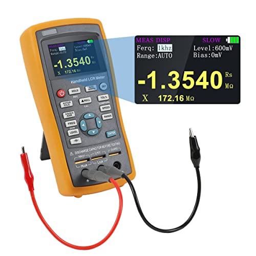 High Precision 0.3% LCR Meter - Handheld Capacitance, Inductance & Resistance Tester with 2.8