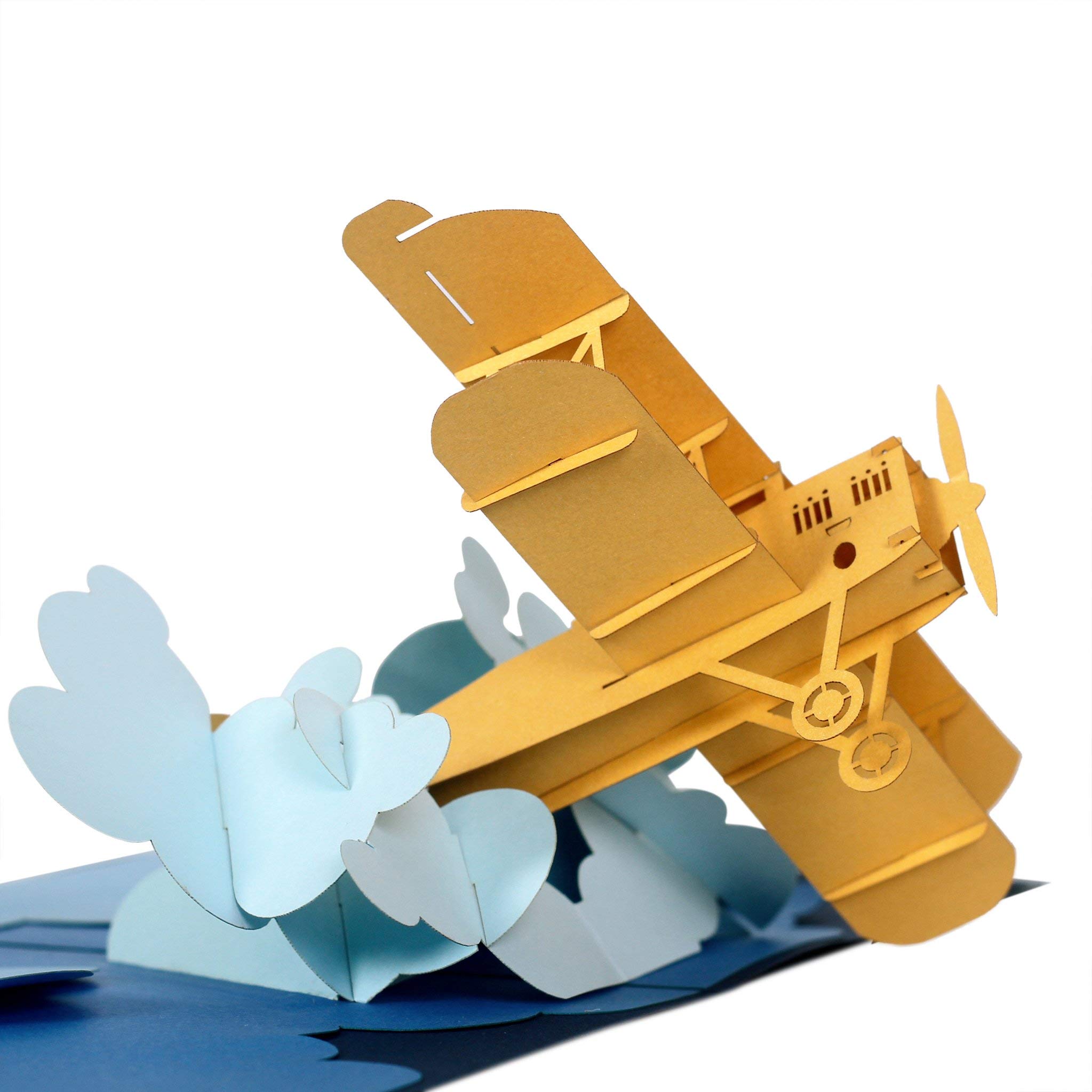 Amazing 3D Airplane Pop-Up Greeting Card - Perfect for Birthday, Anniversary, Retirement | Unique Gift for Husband, Boyfriend, Dad or Pilot | Beautiful Bookshelf Decor & Memorable Keepsake | Ideal for Aviation Enthusiasts & Special Occasions