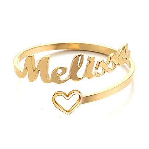 Personalized Name Rings for Women - Sterling Silver Custom Initial Rings, Engraved Mother's Jewelry - Perfect Christmas Gift for Her, Birthday, Anniversary & Special Occasions