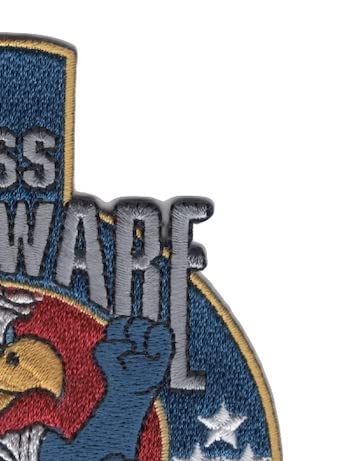 USS Delaware SSN-791 Fast Attack Submarine Embroidered Patch - Military Collectible, Navy Veteran Gift, Submarine Crew Apparel Accessory - Perfect for Jackets, Hats, Bags & Military Display Collections