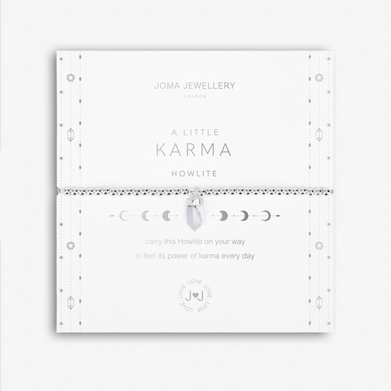 Joma Jewellery Howlite Crystal Bracelet - Elegant & Spiritual Healing Stone Jewelry for Women, Perfect for Meditation, Yoga & Everyday Wear