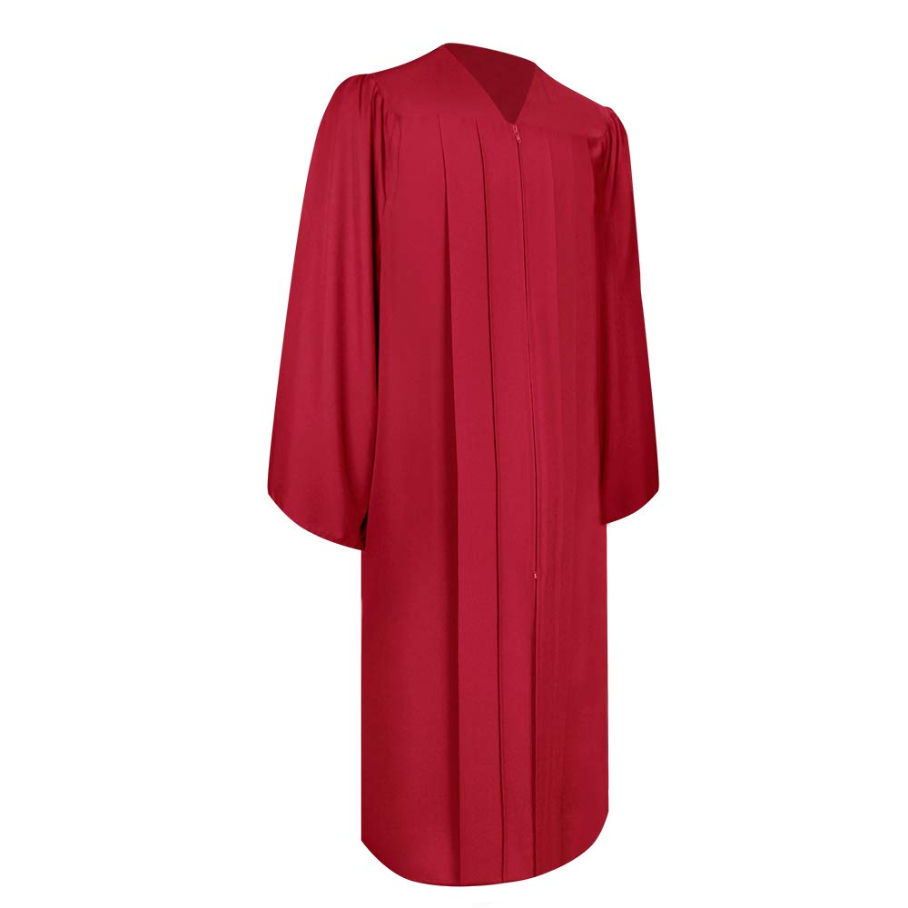 Endea Graduation Matte Gown - Premium Quality Graduation Robe for Ceremonies, Commencement & Academic Events - Perfect for High School, College & University Graduations