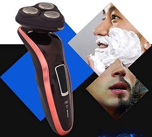 KouRy Men's Electric Shaver - Rotary Razor for Men, Cordless Beard Trimmer, Wet/Dry Waterproof Shaving System with Easy Clean Design - Perfect for Travel, Home & Gym Use
