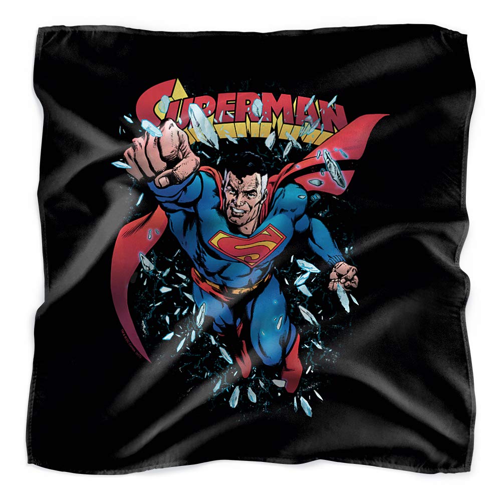 Superman Old Man Kal Bandana - 21x21 Inch Cotton Neck Gaiter for Cosplay, Halloween, and Comic Con - Perfect for DC Fans and Superhero Enthusiasts